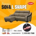 L-Shape Sofa 7565 3 Seater