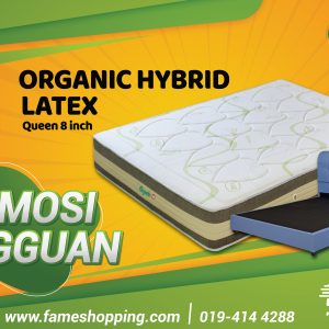 ORGANIC HYBRID LATEX (Queen 8 inch)