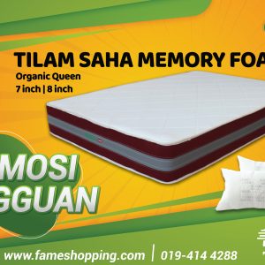 TILAM SAHA MEMORY FOAM (Queen 7/8 inch)